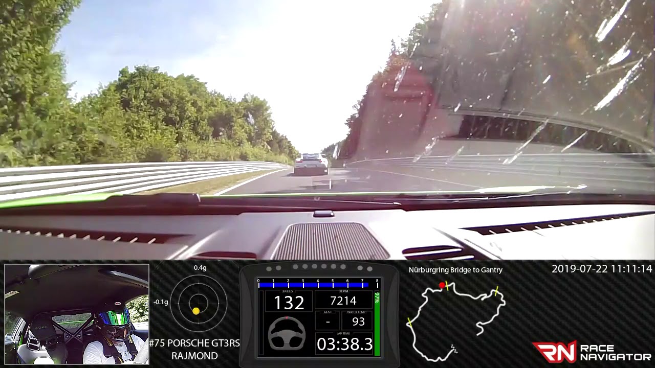 Nurburgring BTG PORSCHE GT3RS, 07:24.438