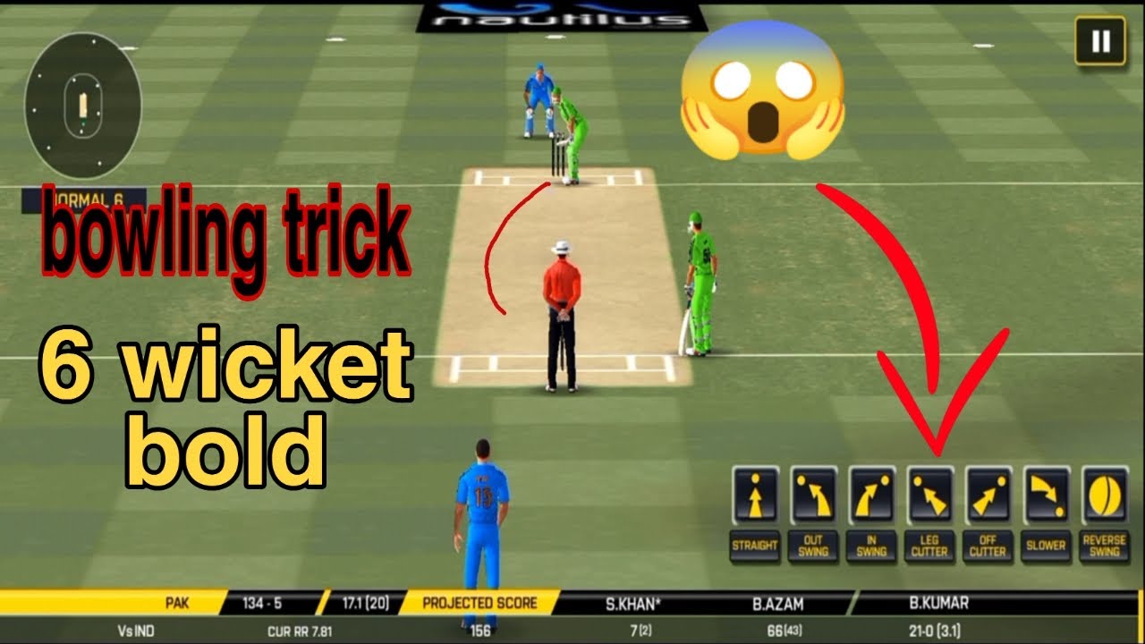 Real cricket™ go 2022 spiner and fast bowling trick