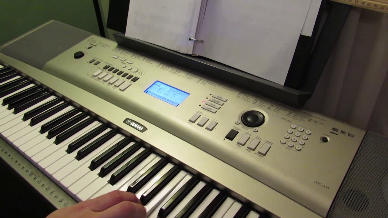 Yamaha YPG-235 Sustain без педали