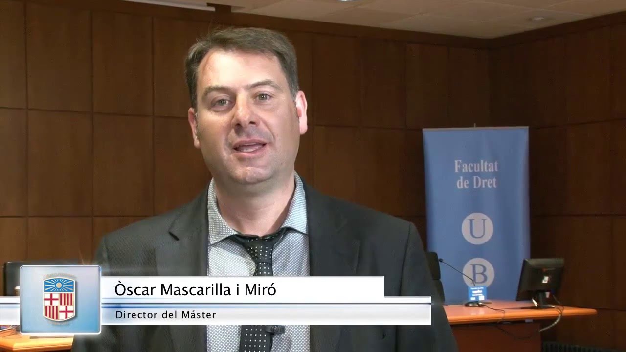 Dr. Òscar Mascarilla. Director del Máster