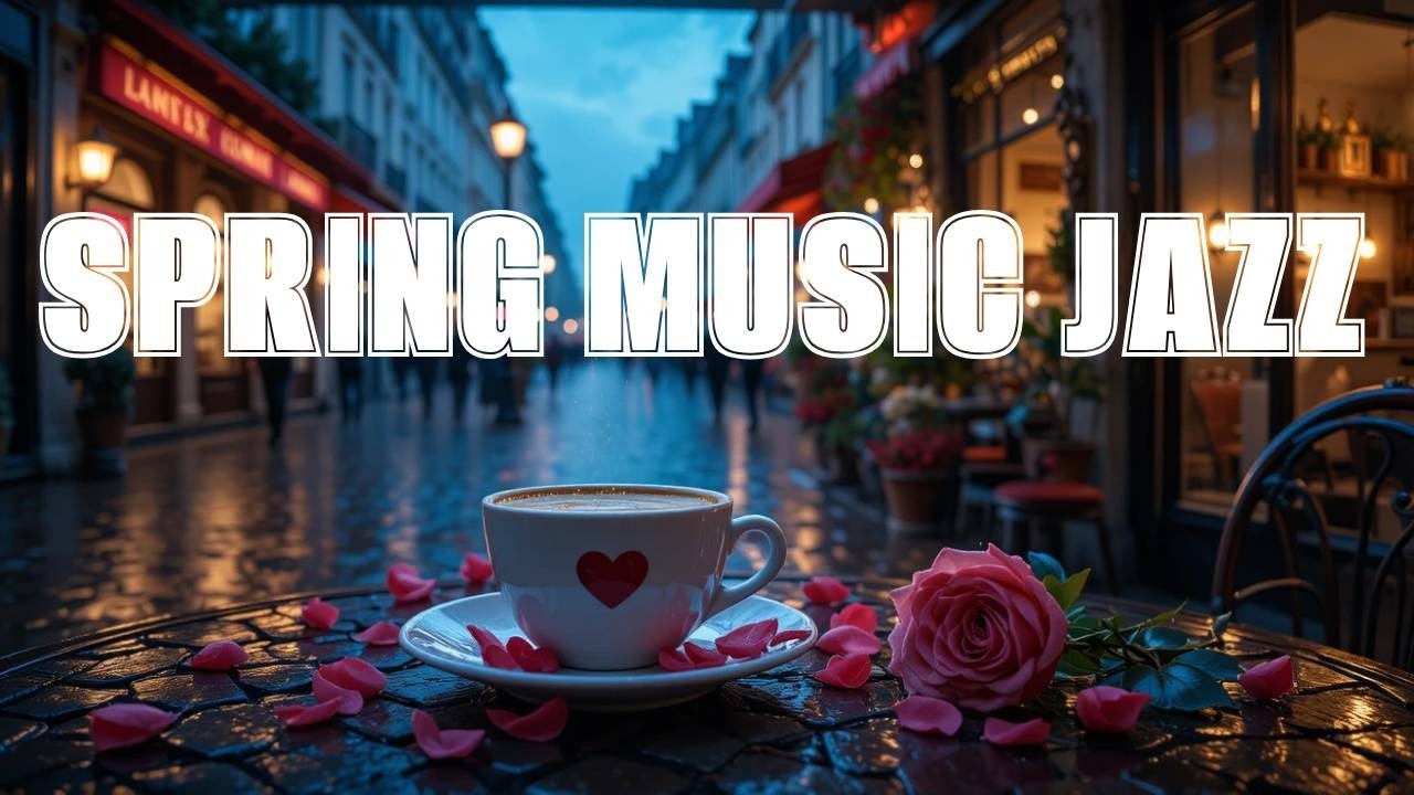 Spring Jazz ☕ Positive February Jazz Cafe Background Music & Soft Bossa Nova Piano for Joyful Moods