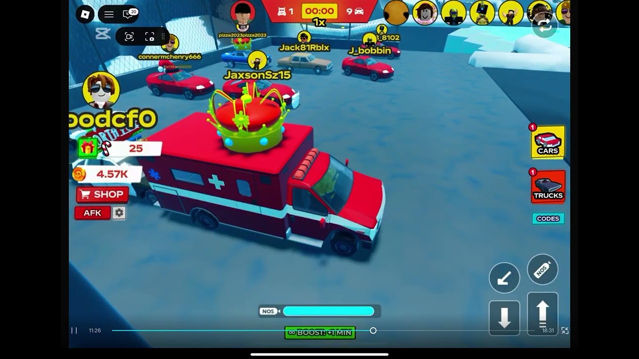 Cars v trucks is fun 
