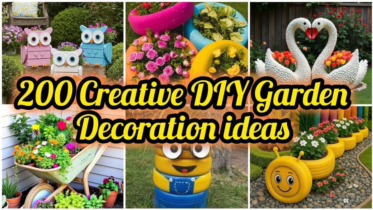 200 Creative DIY Garden decoration ideas|Diy Garden decoration ideas 