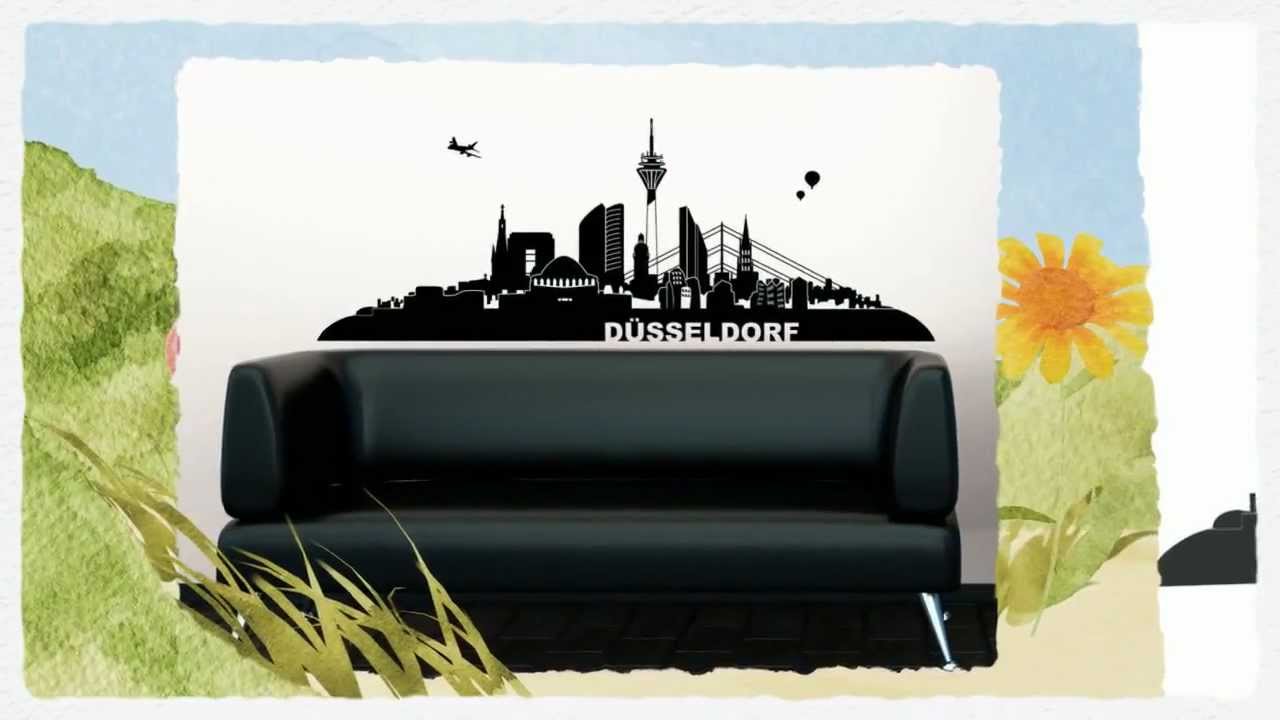 Wandtattoo Skylines - Städte Wandtattoos - Wandtattoo Stadtansicht