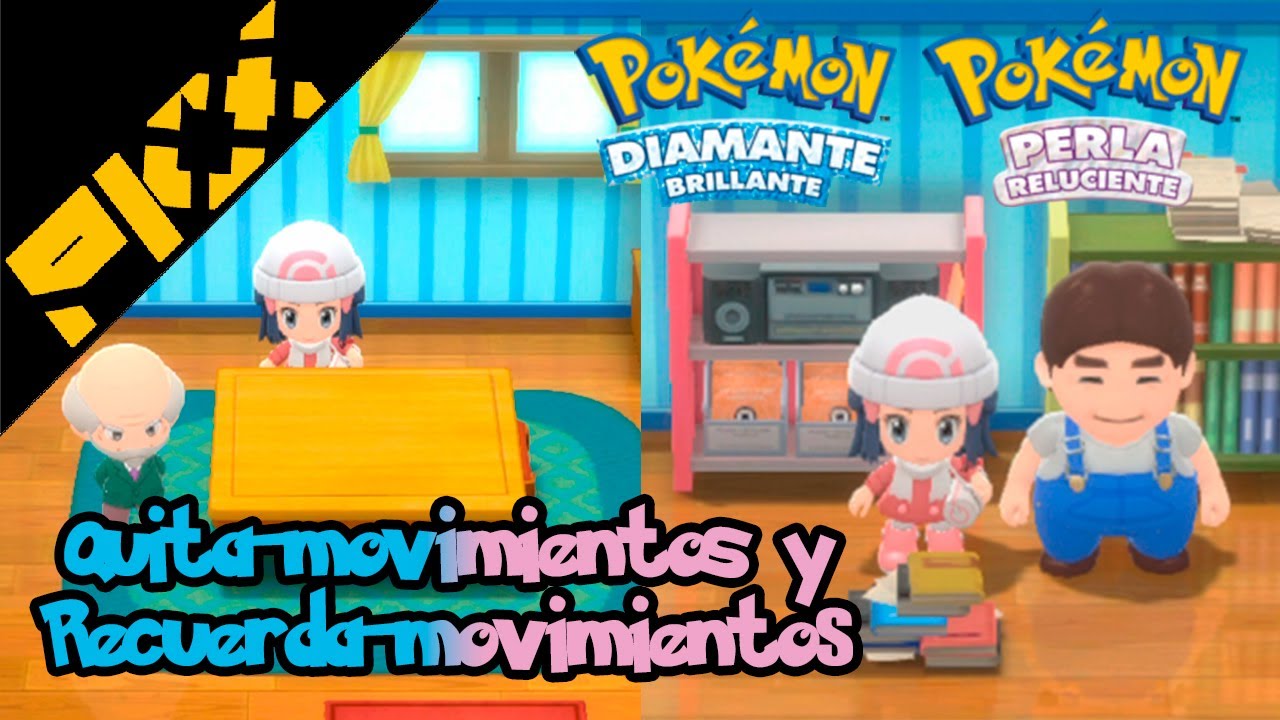 Quita-movimientos y Recuerda-movimientos: Pokémon Diamante Brillante/Perla Reluciente