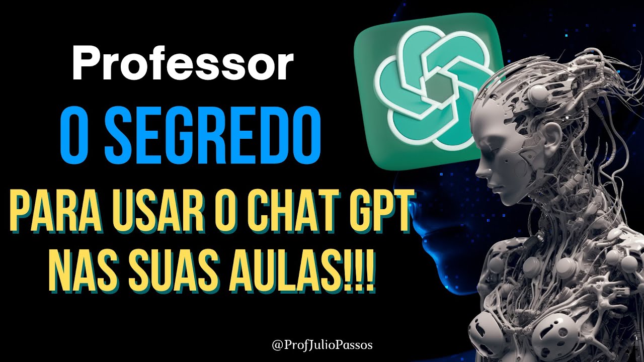 🤖COMO USAR O CHATGPT [RÁPIDO E FÁCIL] - ECONOMIZE TEMPO E INOVE EM SUAS AULAS DE FORMA CRIATIVA🤖