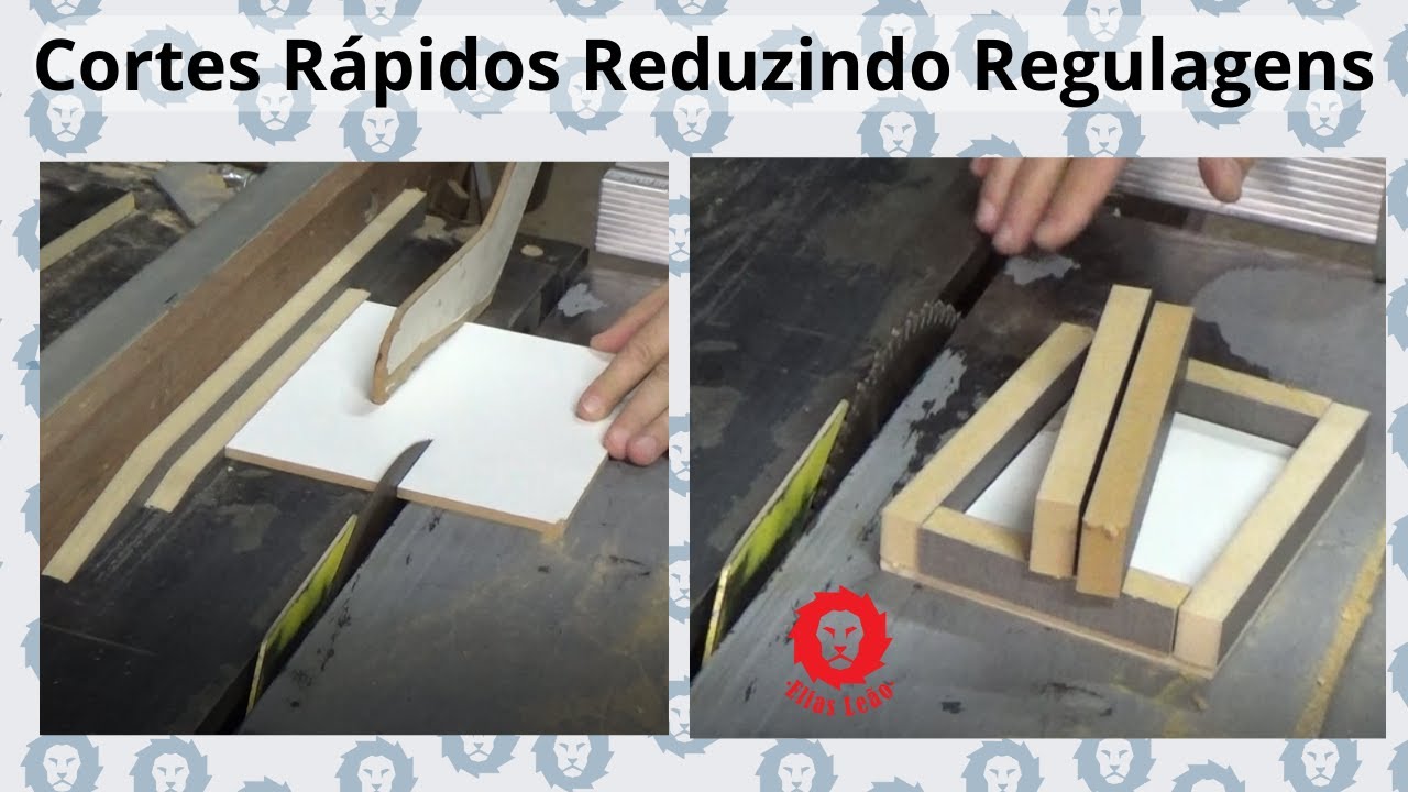Cortes Rápidos Reduzindo Regulagens na Máquina