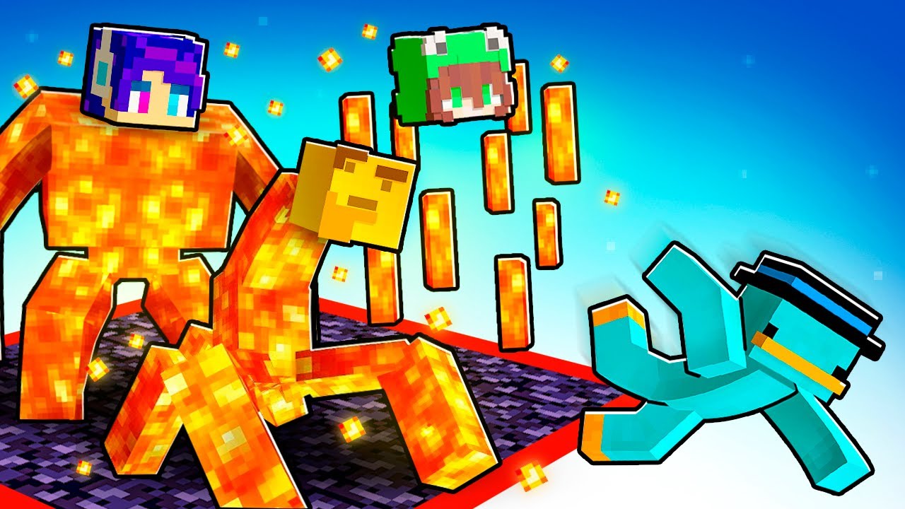 ENCERRADO en Una BALSA de LAVA Pero Somos MOBS MUTANTES!