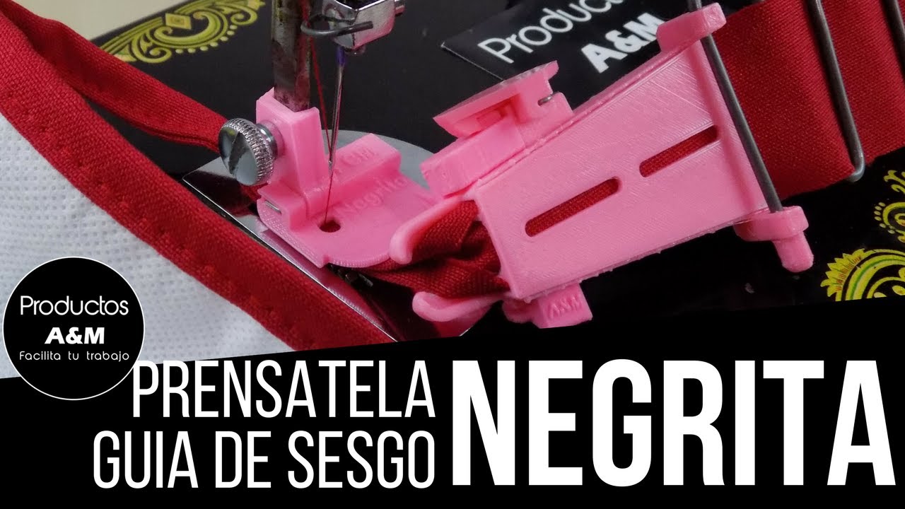 GUÍA DE SESGO FIJO EN NEGRITA (Double Fold Binder)|| PRENSATELAS A&M ||ESPECIALES!!