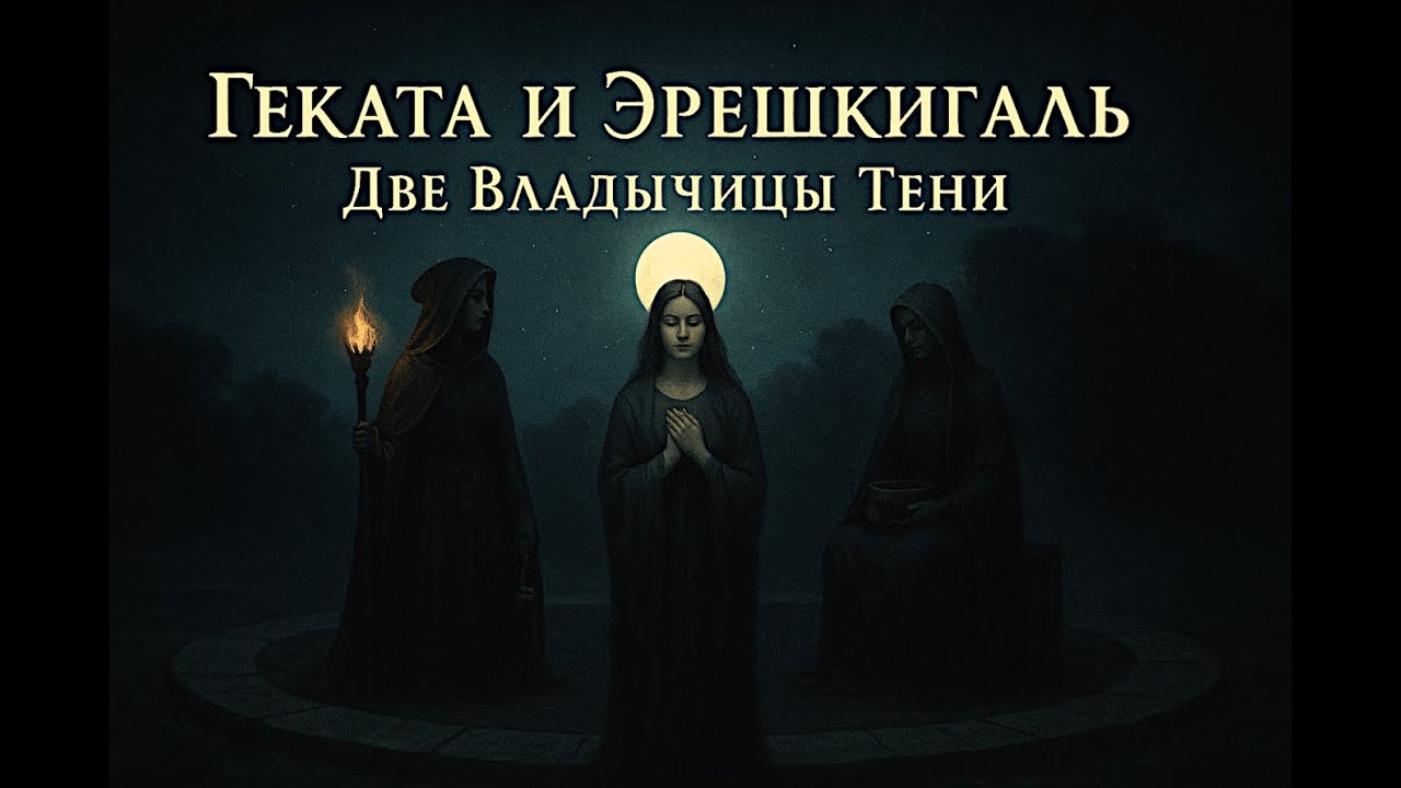 🌑🕯Геката и Эрешкигаль: Две Владычицы Тени. 🌕🌹