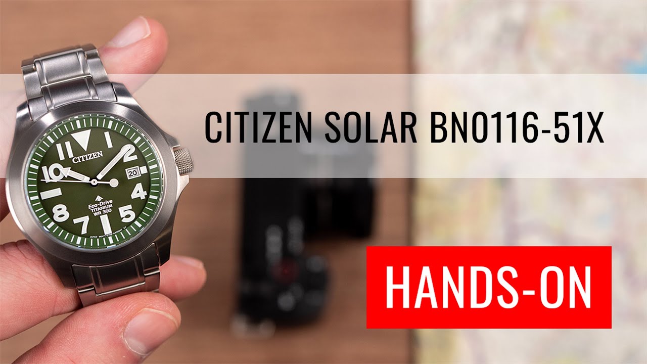 HANDS-ON: Citizen Promaster Solar Tough Super Titanium BN0116-51X