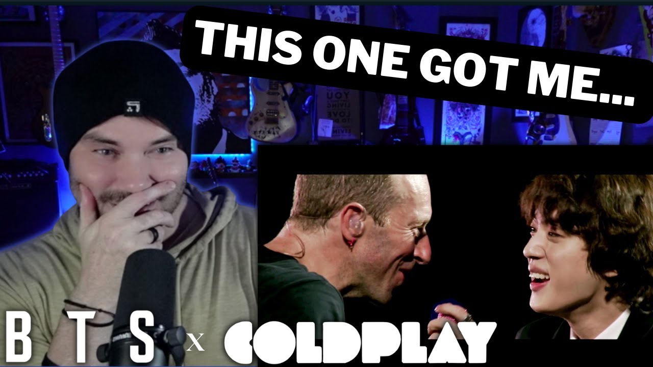 First Time Reaction - BTS Jin x Coldplay - Astronaut LIVE ( METAL VOCALIST )