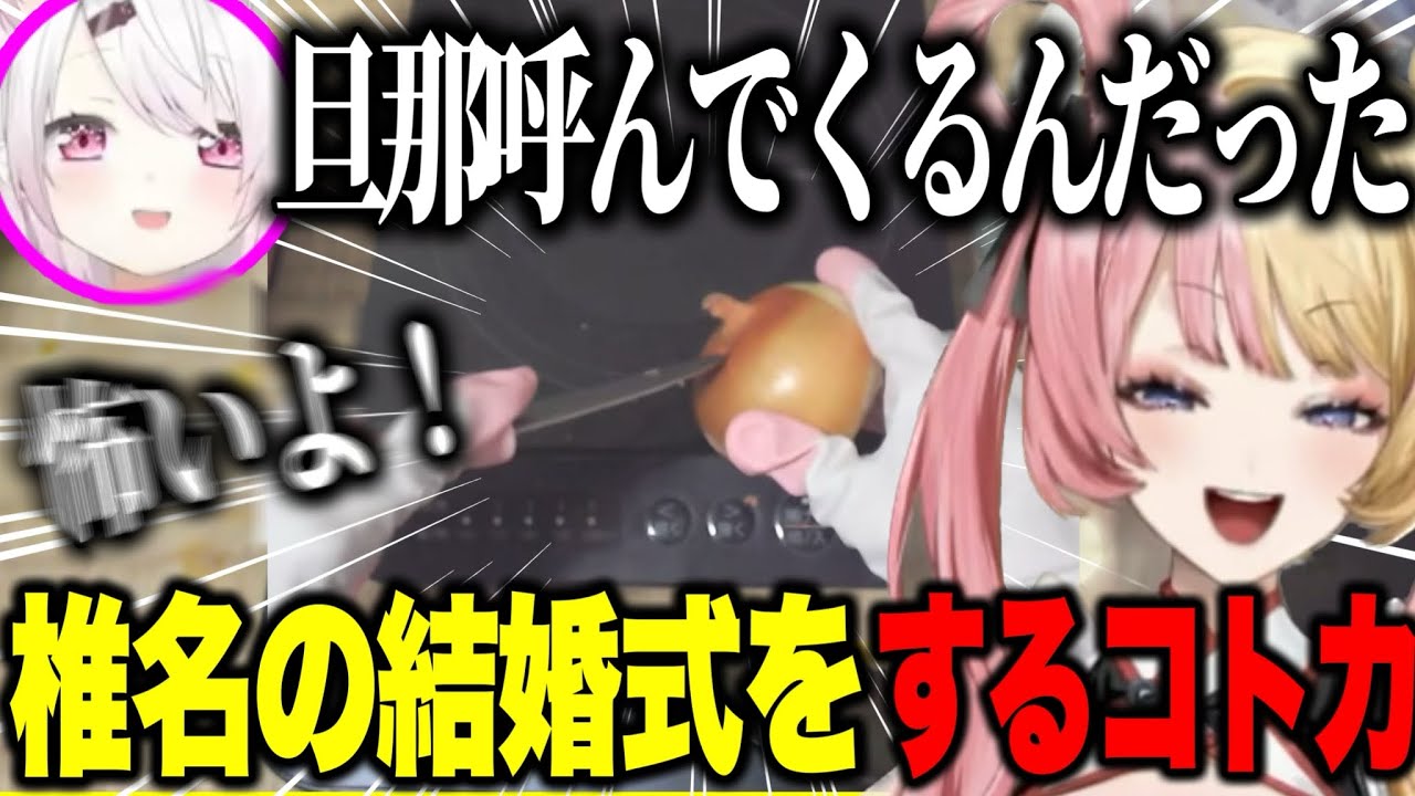 椎名唯華の結婚式をオムライスでつくりあげる虎姫コトカのコトコトクッキング【にじさんじ切り抜き/虎姫コトカ/椎名唯華】