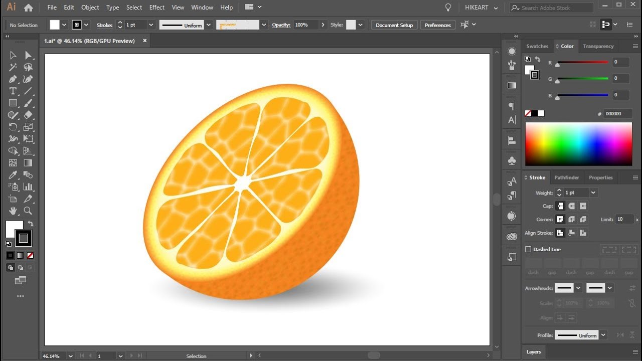 How to Create an Orange in Adobe Illustrator