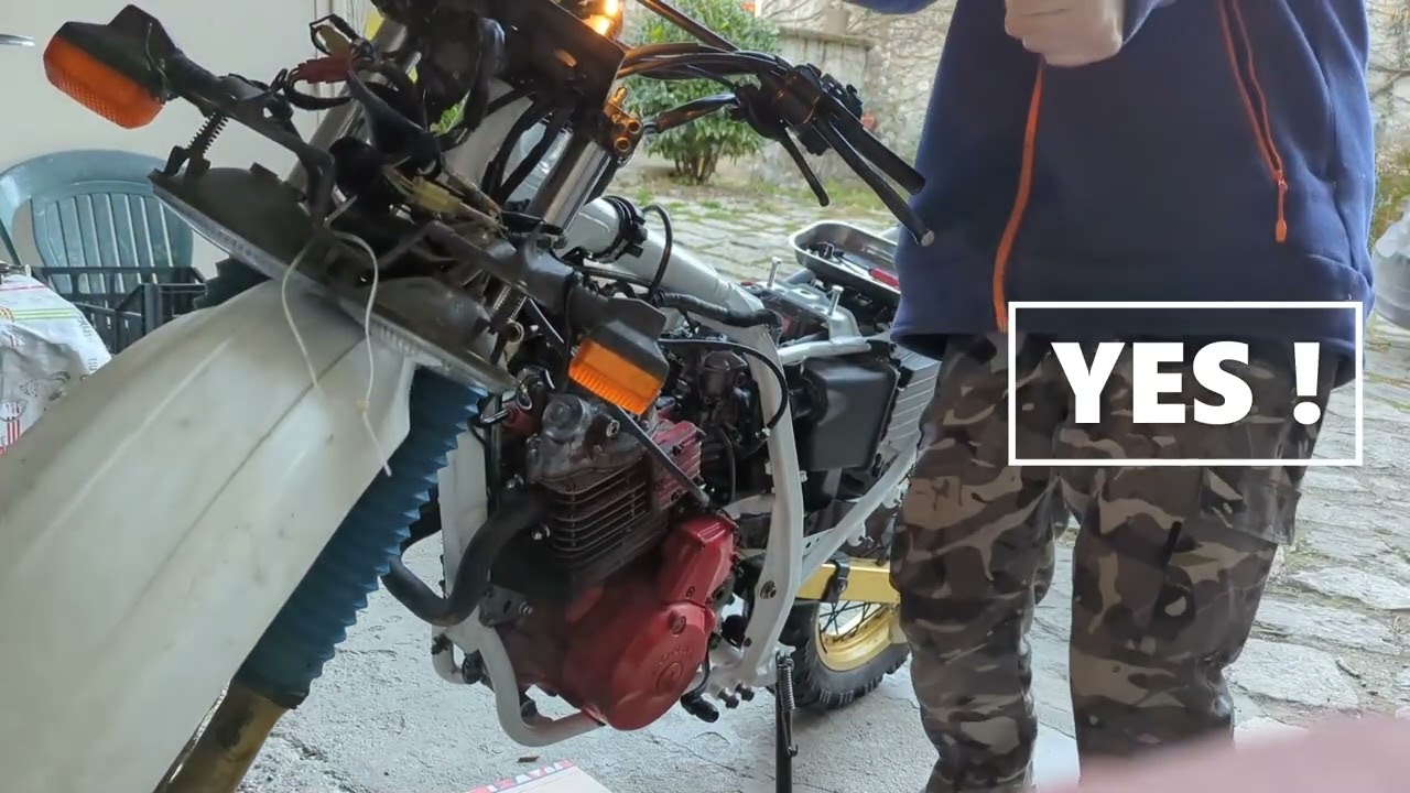 Démarrage Honda XL 600 LM