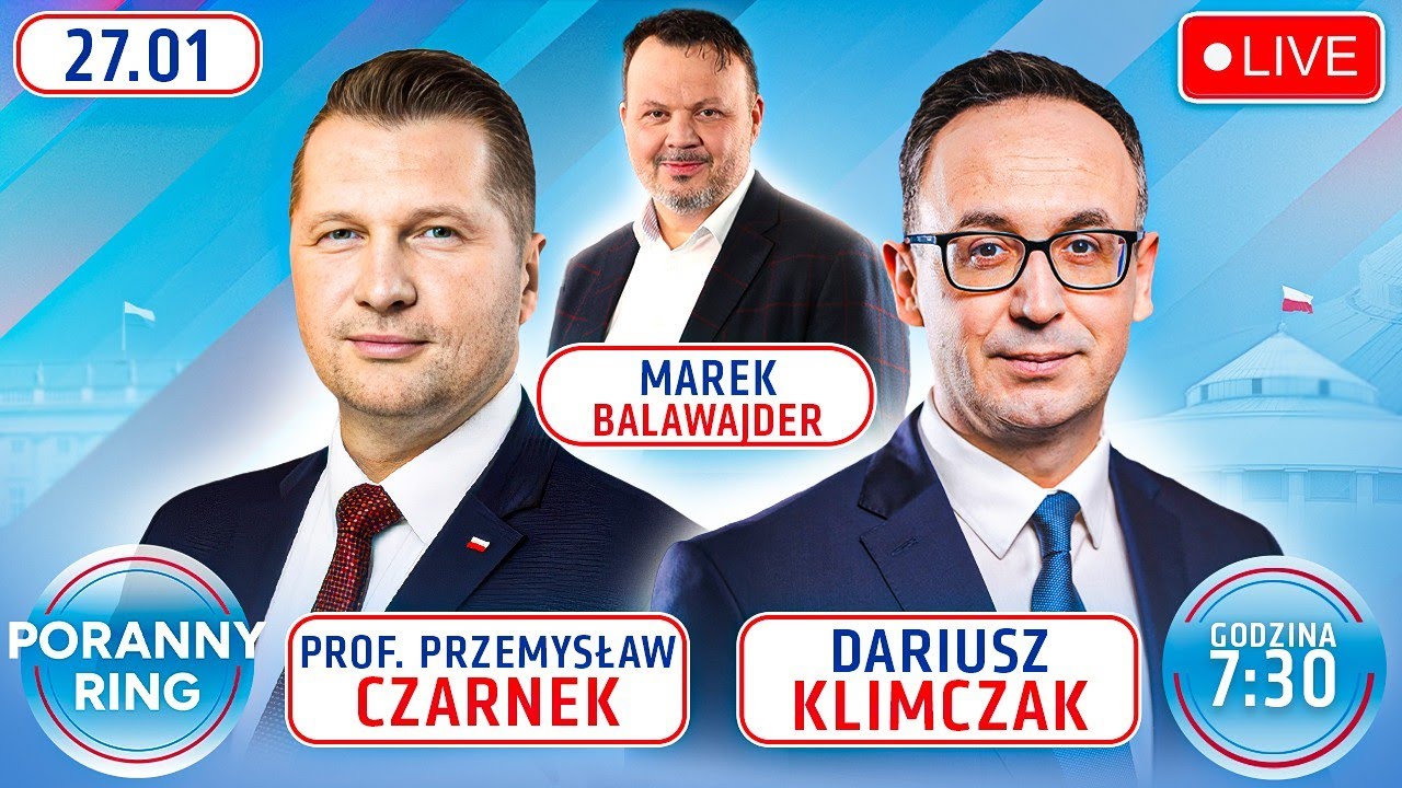 🔴 PORANNY RING 7:30 - PRZEMYSŁAW CZARNEK, DARIUSZ KLIMCZAK