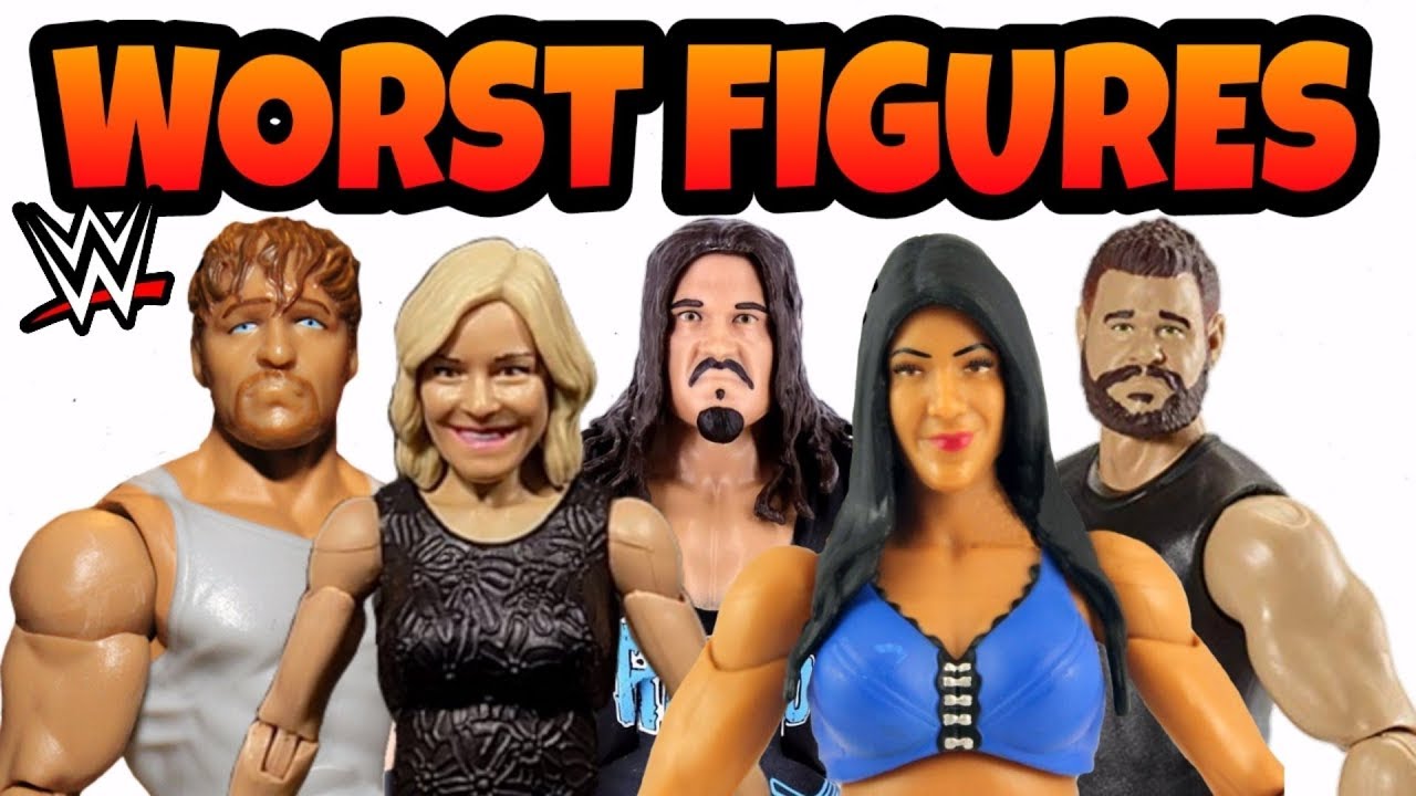 WORST WWE Action Figures EVER!!! Mattel Wrestling figures