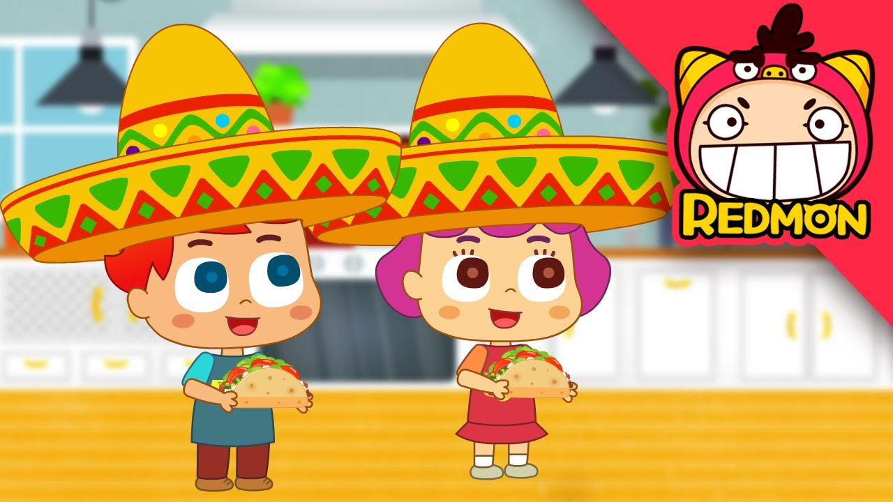 Tacos | Chef PANDA | Making food | for children | funny video | REDMON