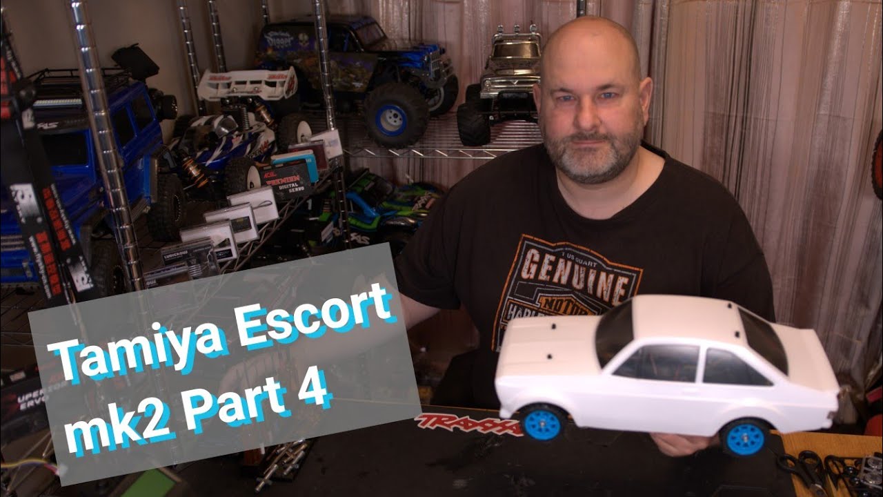 TAMIYA ESCORT MK II RALLY (MF-01X) Part 4 Body & Lights build guide.