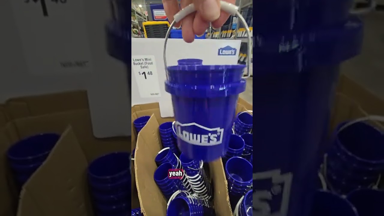 Lowes mini buckets are back!#minibucket #lowesminibucket #minibucket #lowesfinds