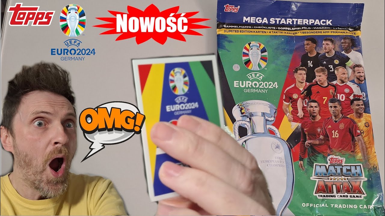 NIE WIERZE ŻE GO TRAFIŁEM! EURO 2024 MATCH ATTAX MEGA ZESTAW STARTOWY UNBOXING - NOWOŚĆ!!!