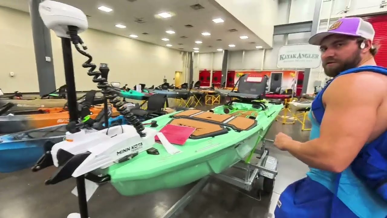 Каяки на рыболовной выставке в Хьюстоне