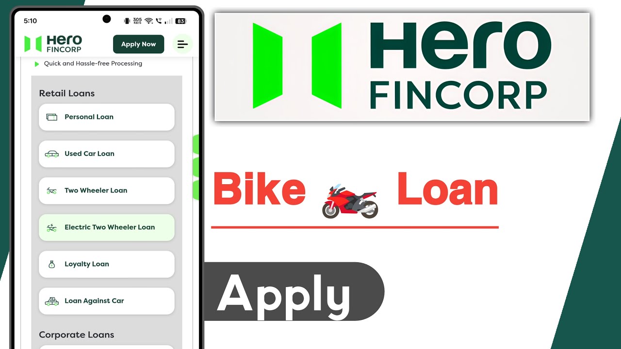 Hero FinCorp Bike Loan Apply