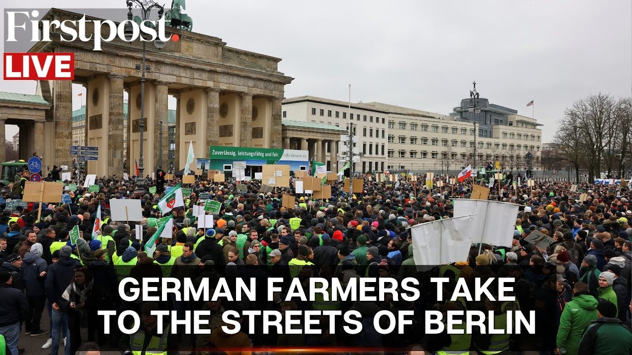 LIVE | German Farmers Protest in Berlin Amid Rising Tensions Over Subsidy Cuts