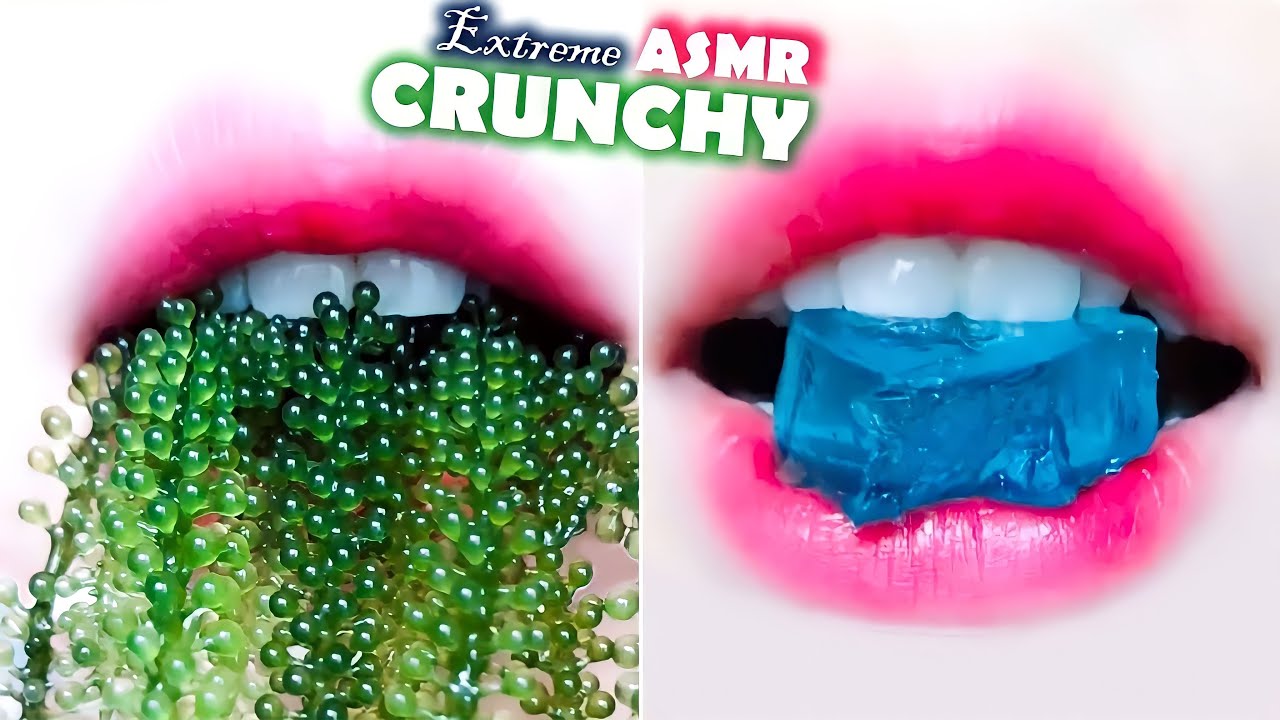 asmr @AZURAASMR 5 COLORFUL EMOJI FOOD CHALLENGE MUKBANG 알록달록 이모지 먹방 챌린지 모음집 eating sounds
