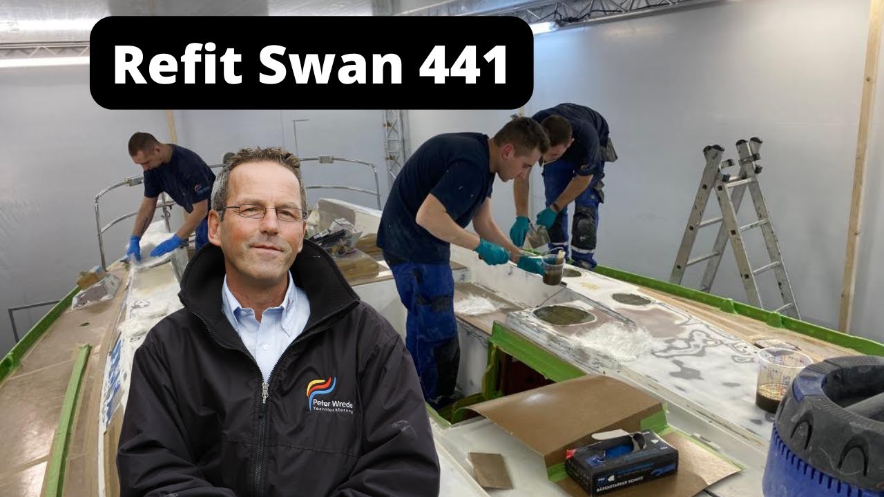 #️⃣1️⃣ Refitprojekt: Lackierung eines GfK - Klassikers Swan 441