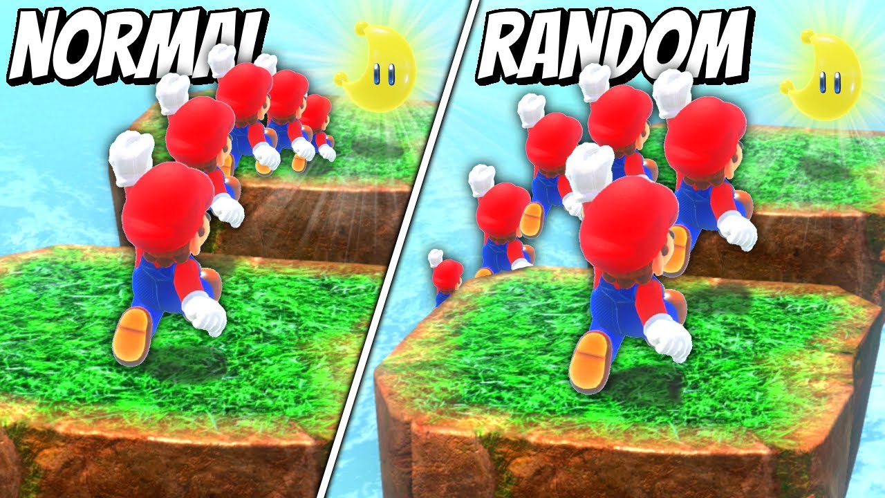 Mario Odyssey aber MARIO BEWEGT SICH RANDOM!