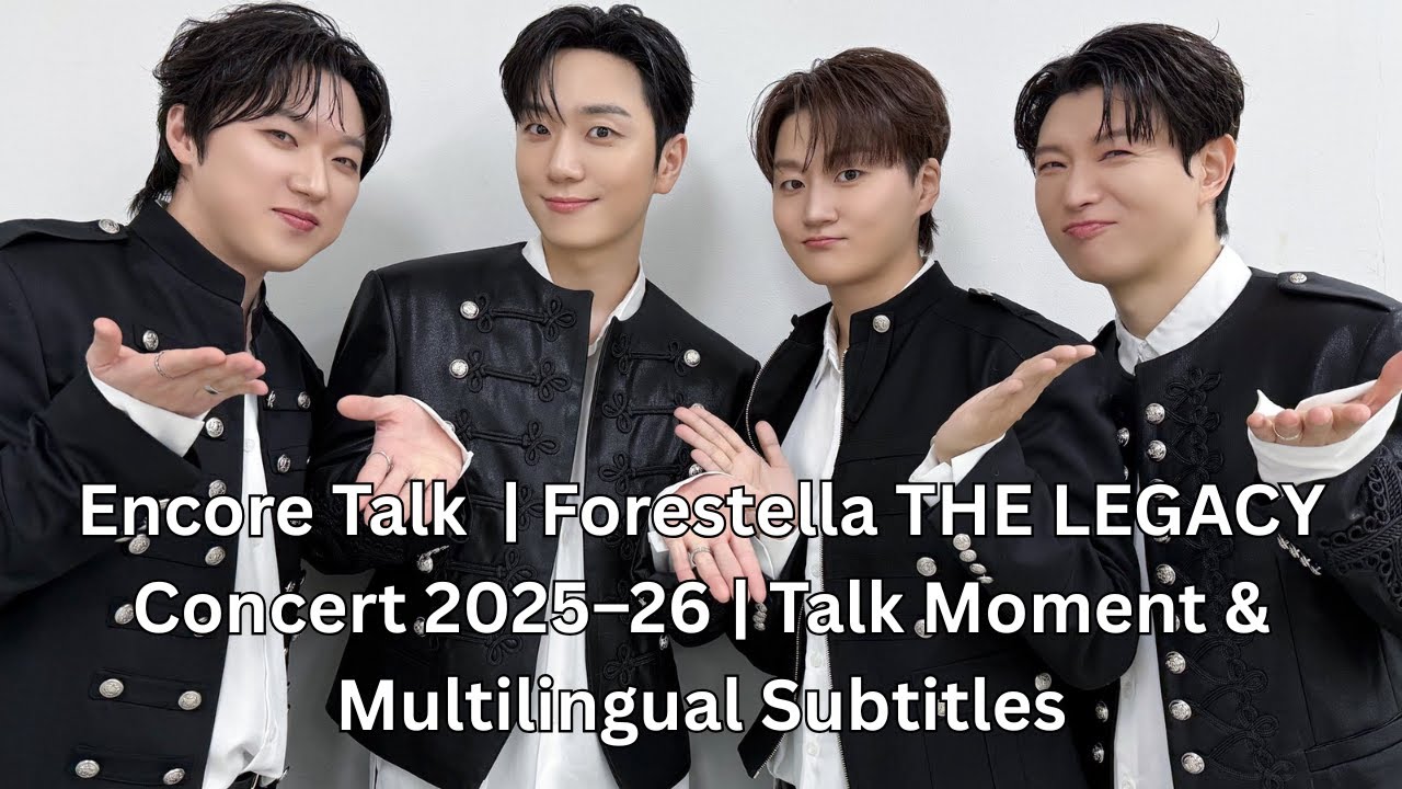 Encore Talk |  Forestella THE LEGACY Concert 2025–26  | Talk Moment & Multilingual Subtitles