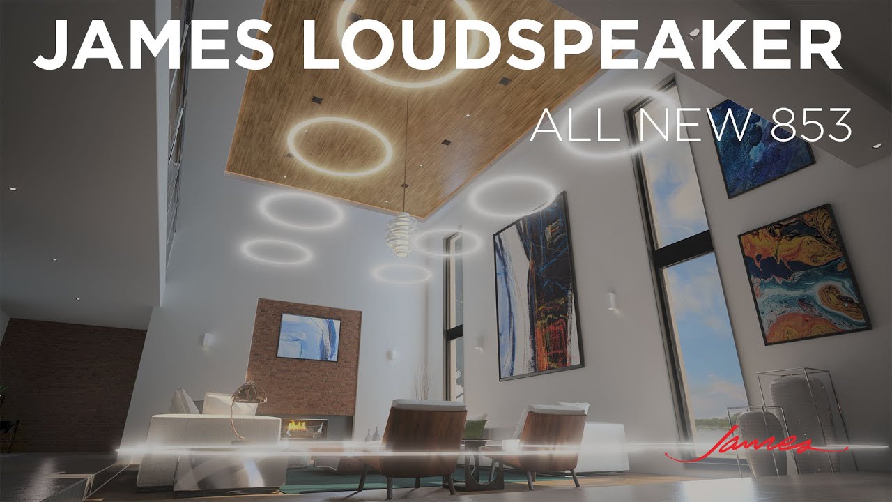 James Loudspeaker | 853 Architectural Speaker: Full Length Video