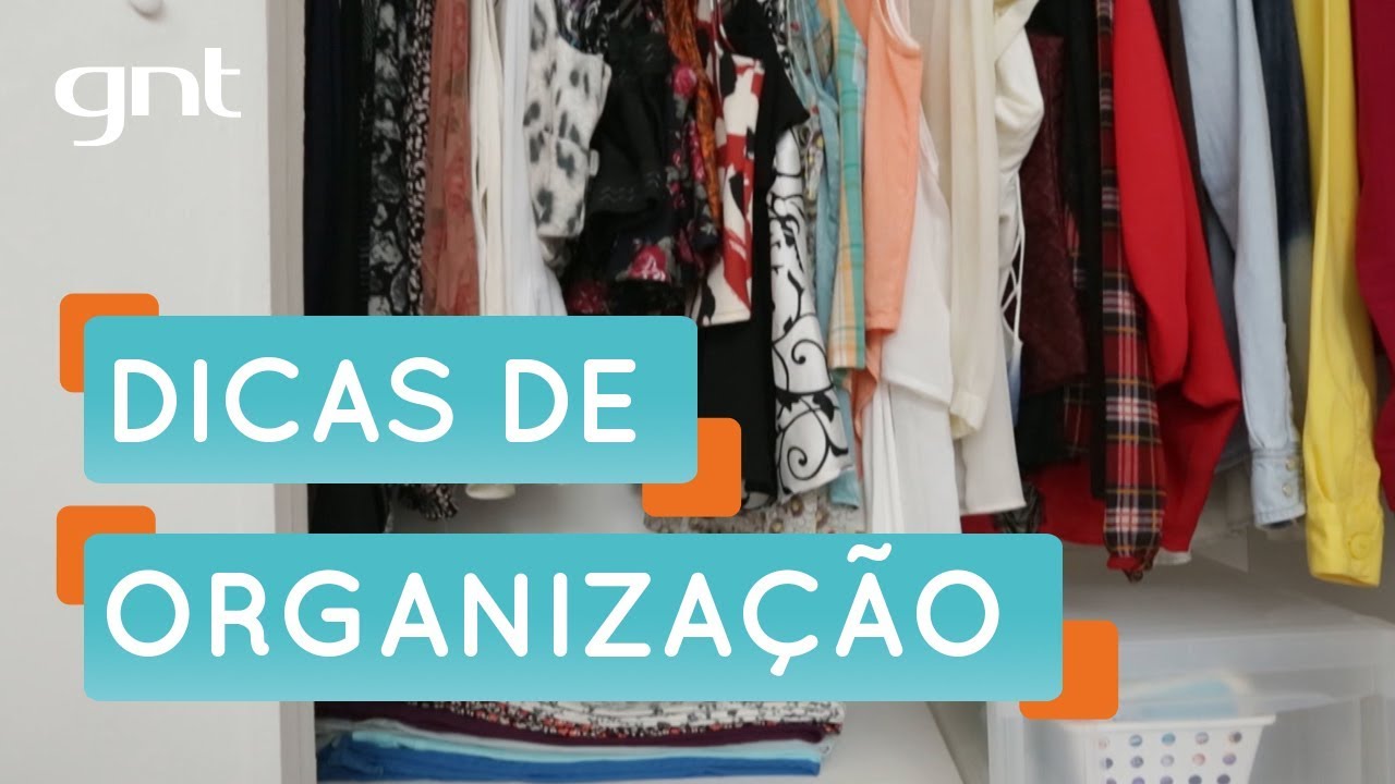 Dicas para organizar o seu armário | Organização | Santa Ajuda | Micaela Góes