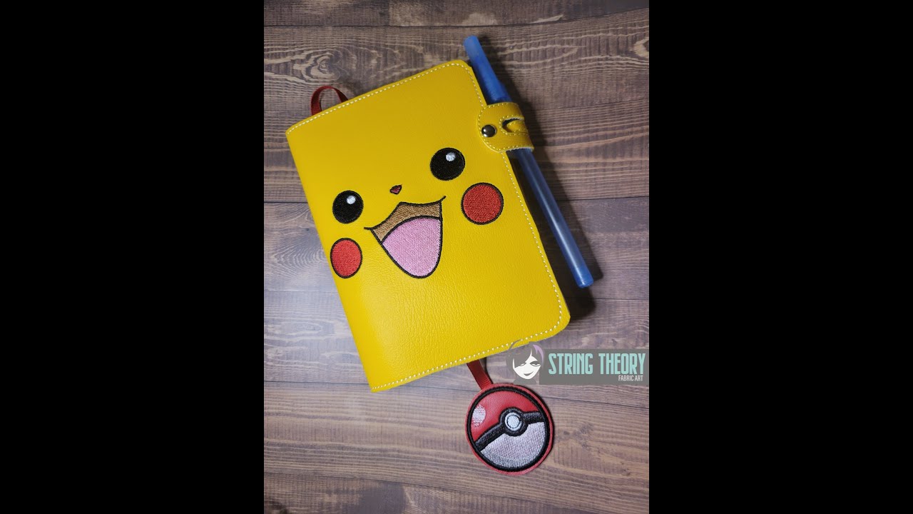 Pokemon Notebook Cover with Pokeball Dangle