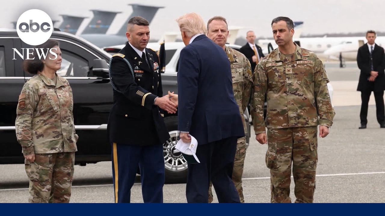 Trump honors 6 American soldiers killed by drone strike in Kuwait