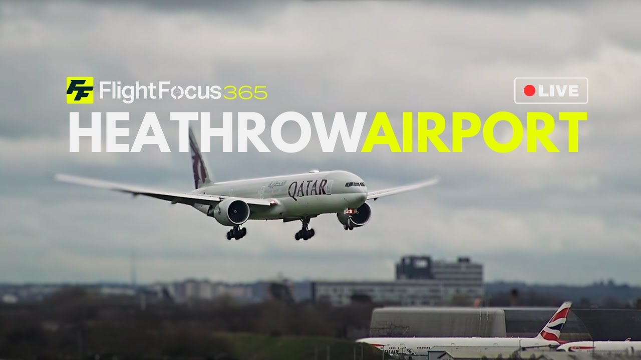 Heathrow Airport Live - STORM BERT Saturday 23rd November 2024