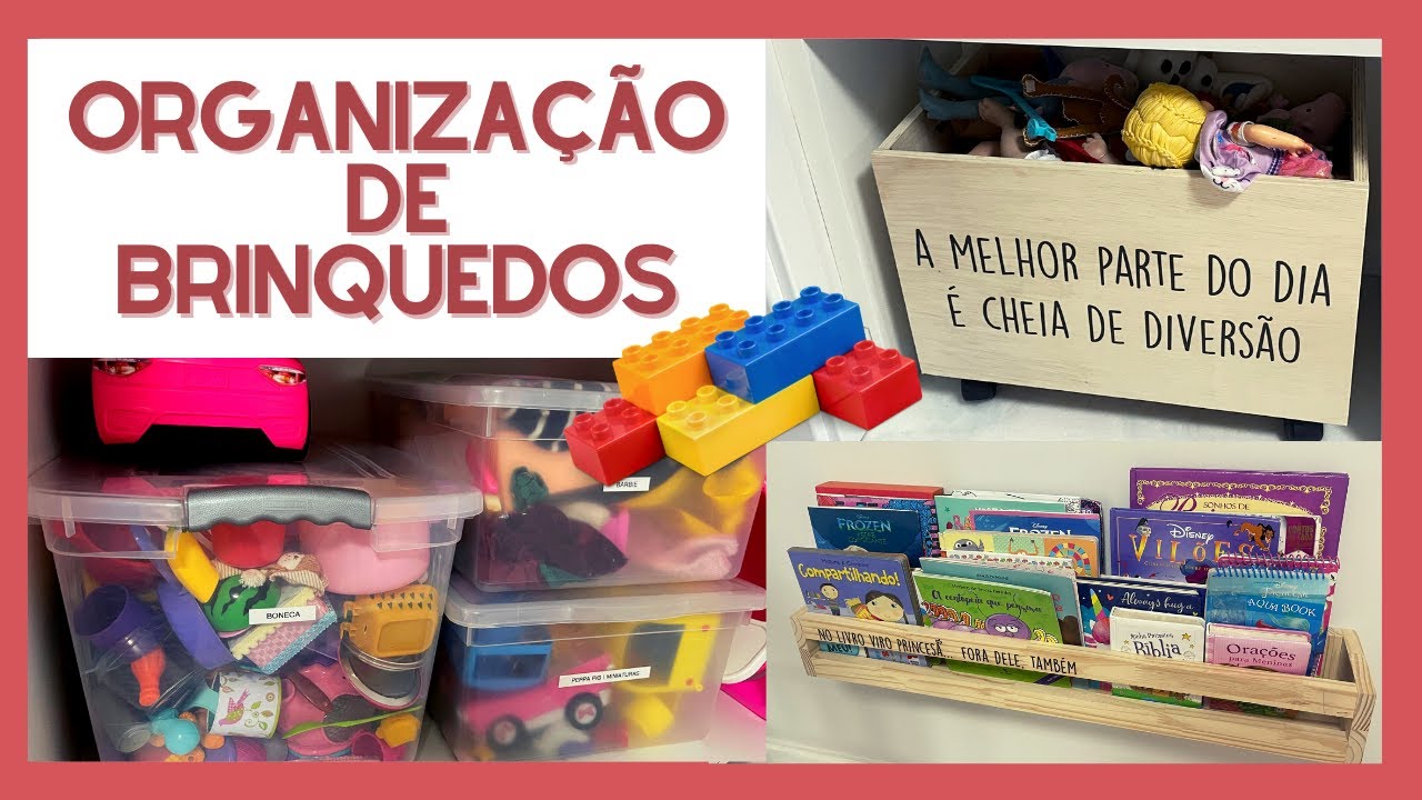 COMO ORGANIZAR BRINQUEDOS DE FORMA PRÁTICA!