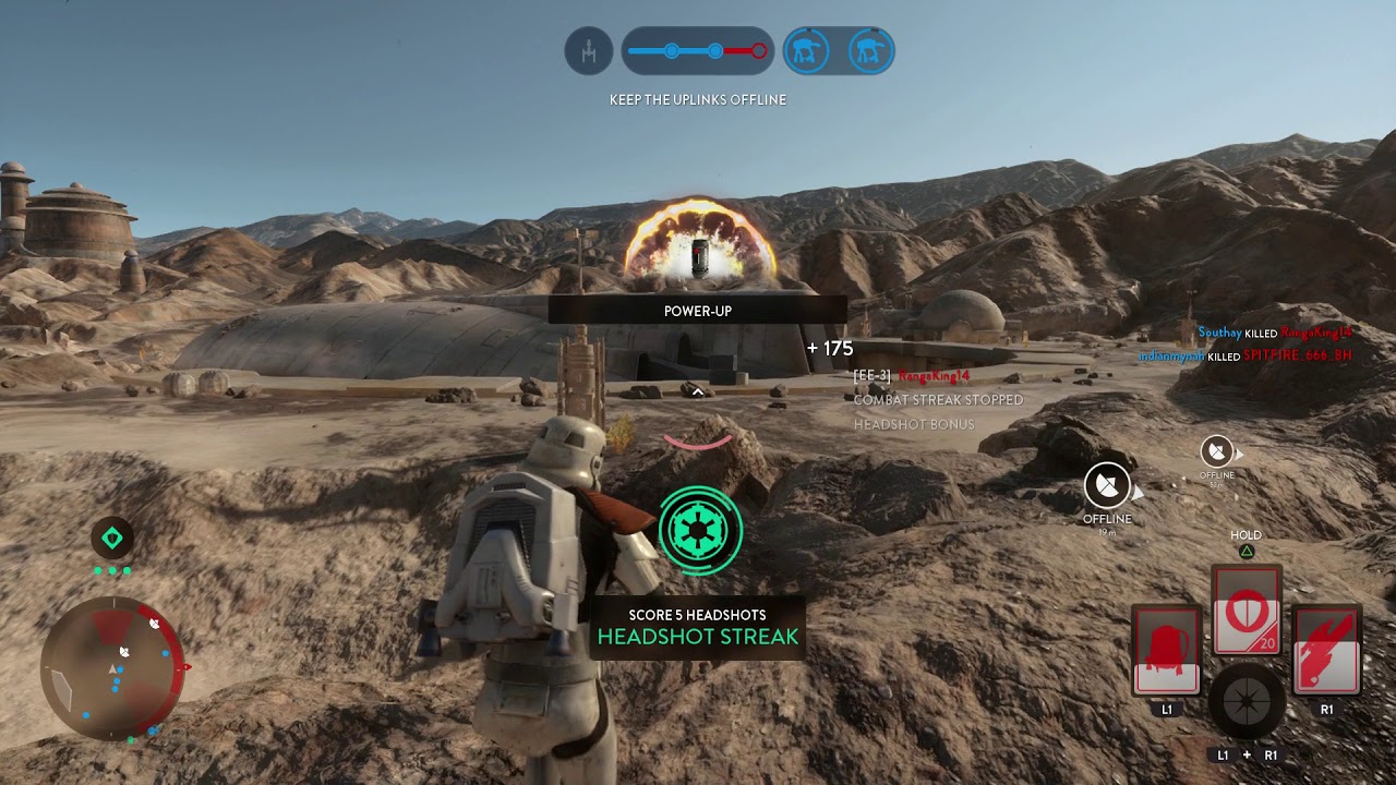 Star Wars Battlefront 1: 93 EE-3 Killstreak PS4 (Southy POV)