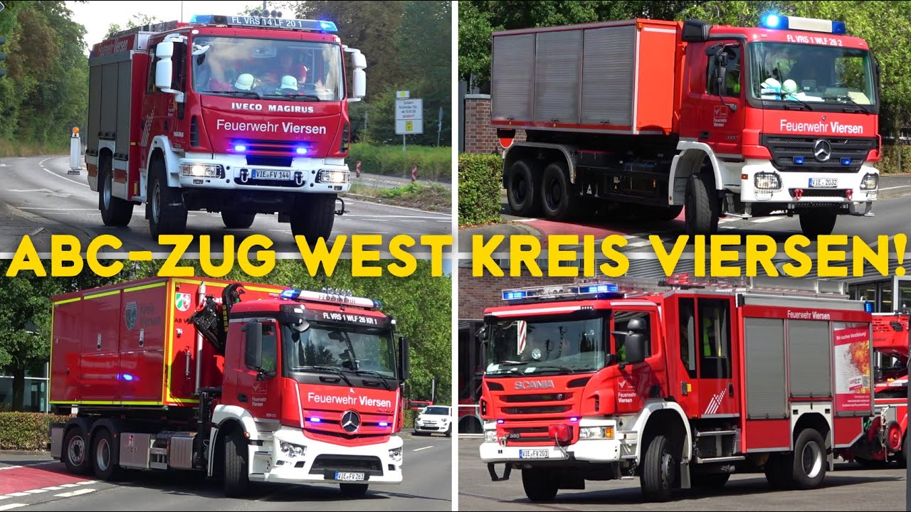 [GEFAHRSTOFFAUSTRITT IN LAGERHALLE!] - Einsatz für den ABC-Zug West aus dem Kreis VIERSEN!