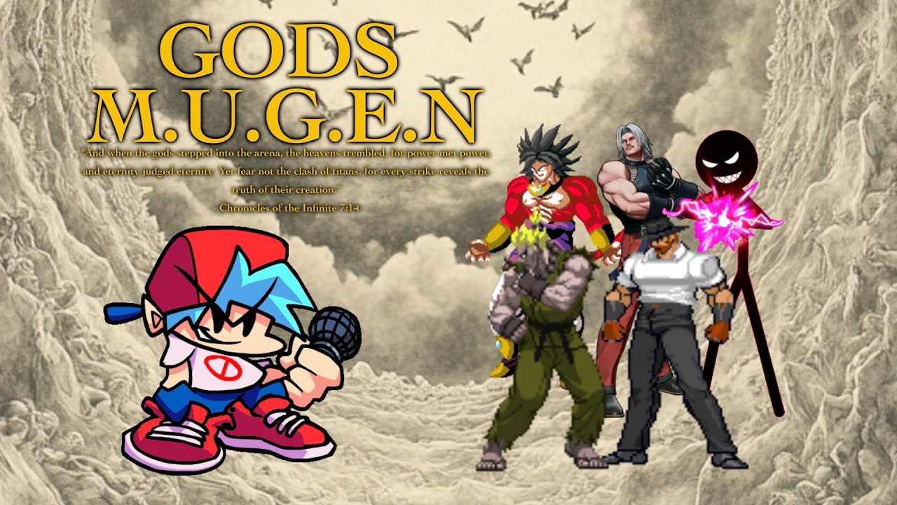 GODS M.U.G.E.N: Boyfriend VS God Characters
