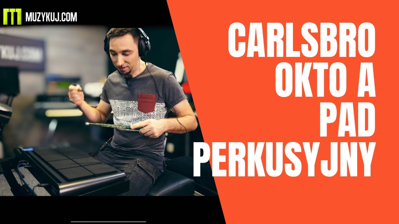 CARLSBRO OKTO A PAD PERKUSYJNY i KONTROLER MIDI TEST