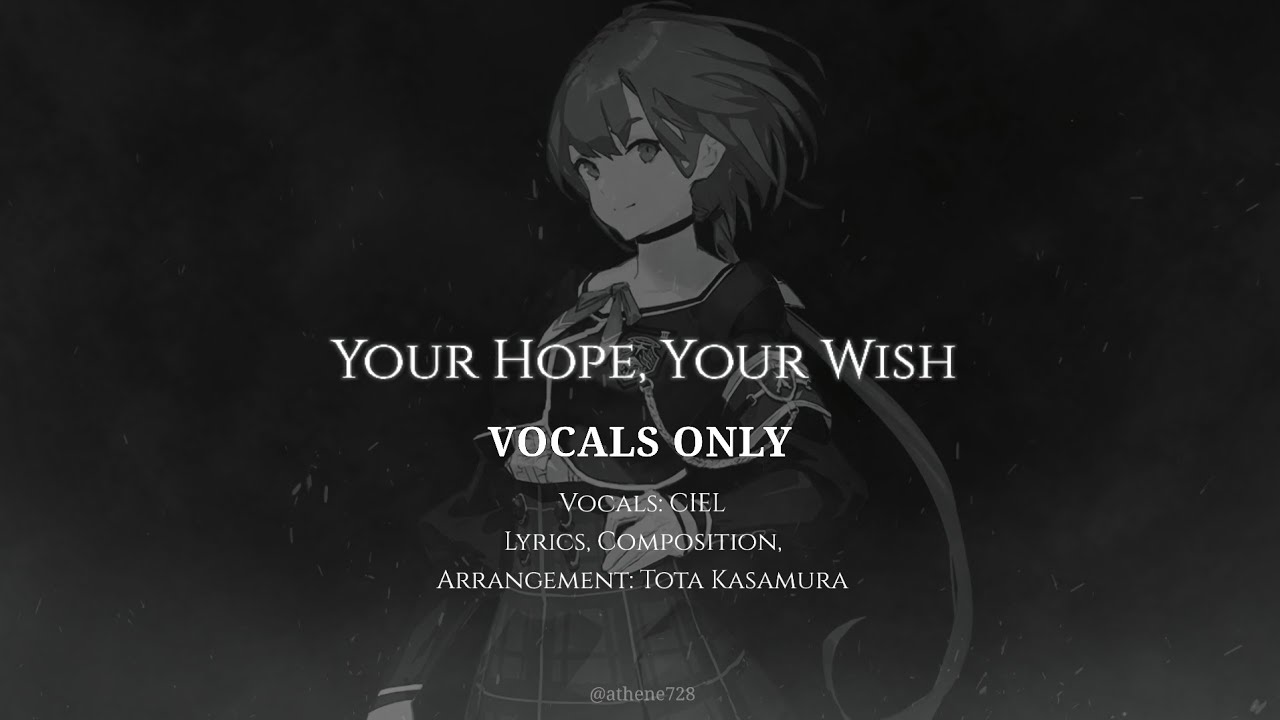 Your Hope, Your Wish | MONARK モナーク OST [Karaoke/Acapella/Vocals Only - ROM/ENG Full Lyrics]