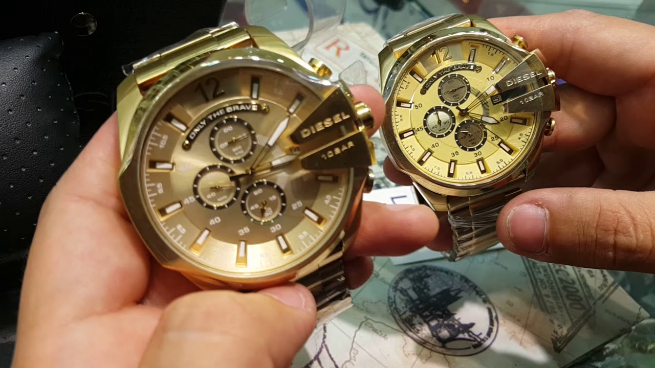 RELÓGIO DIESEL ORIGINAL VS REPLICA