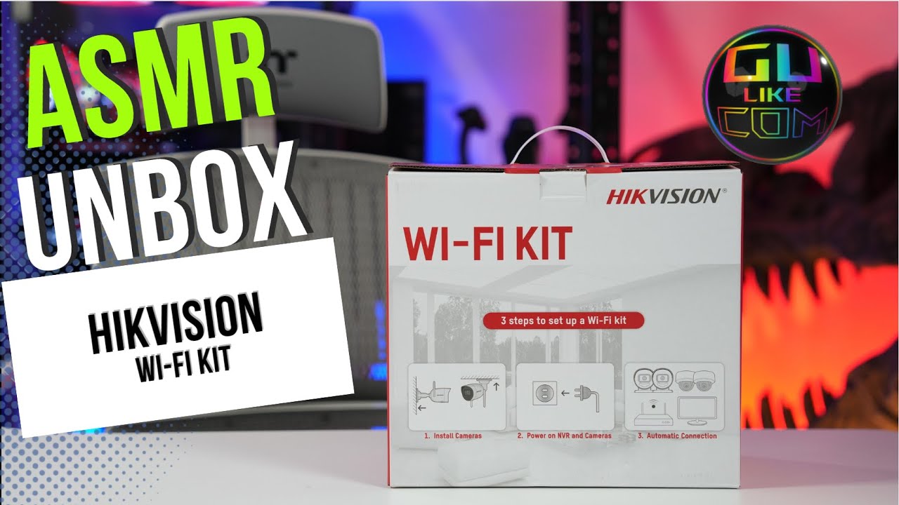 ASMR UNBOX HIKVISION WIFI KIT 4K