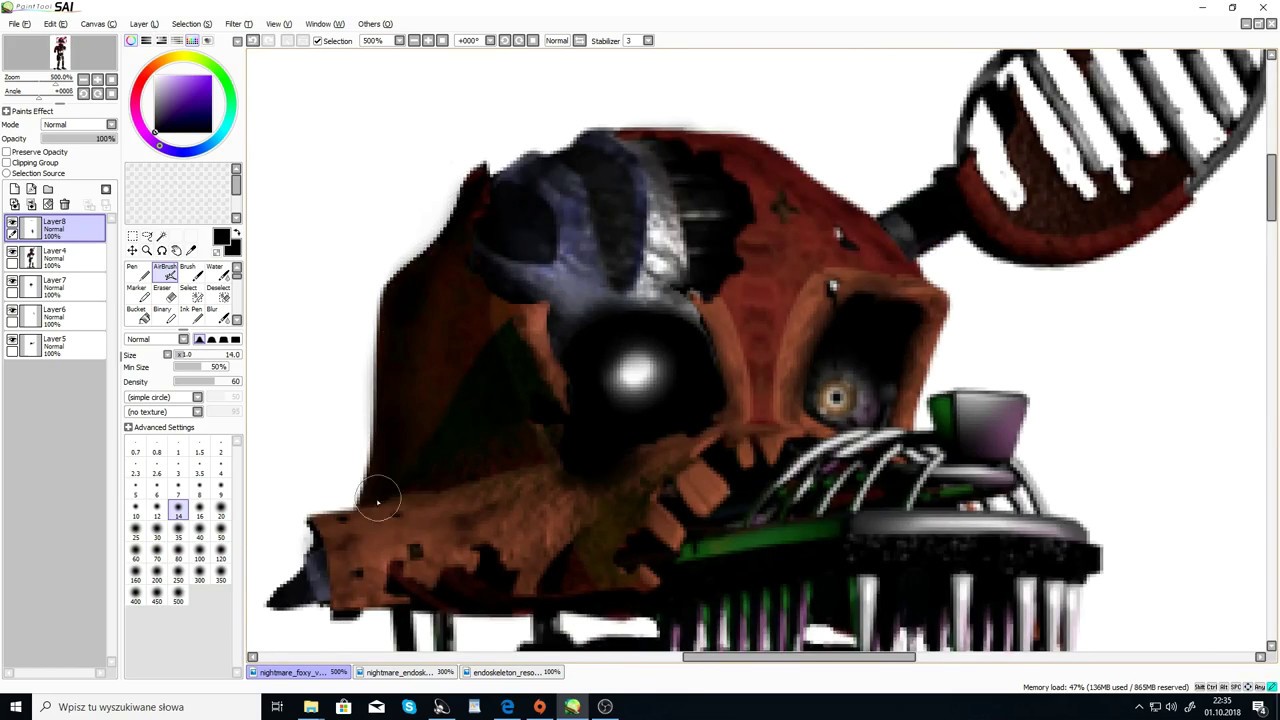 [FNaF speed edit] Withered Nightmare Foxy