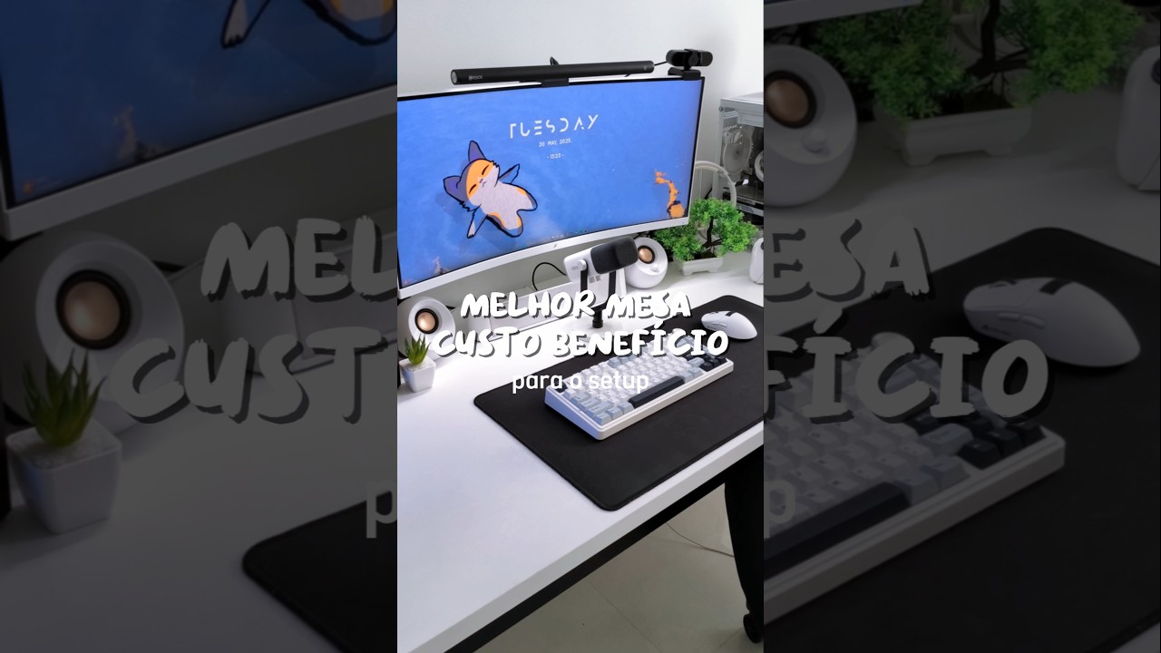 Melhor Mesa Custo x Ben&eacute;ficio para o Setup!😉 #gamingsetup #setup #pcgamer #dreamsetup #mesa