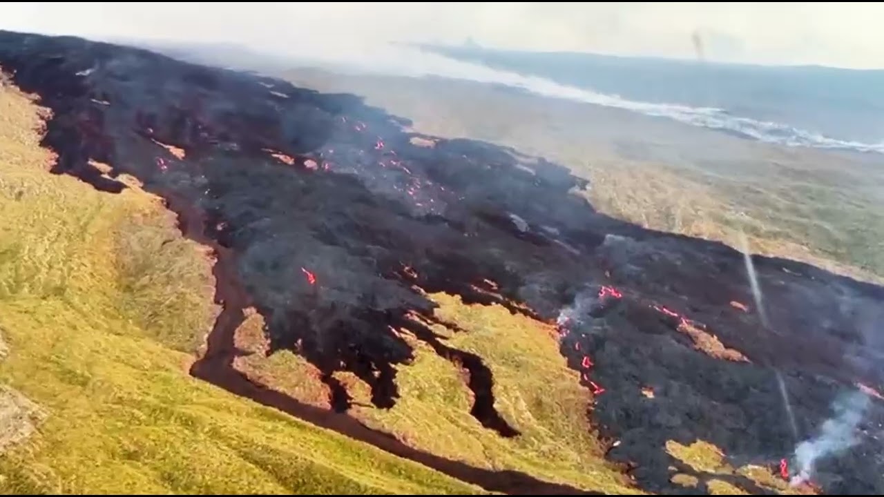 Images aériennes Eruption du Piton de La Fournaise - 2026