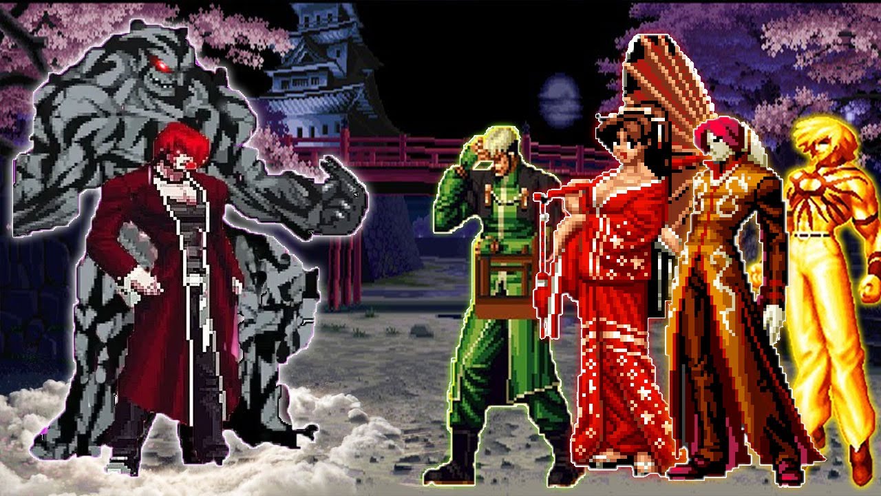 [Mugen KOF] Original Iori XIV Vs Orochi Phoenix Team