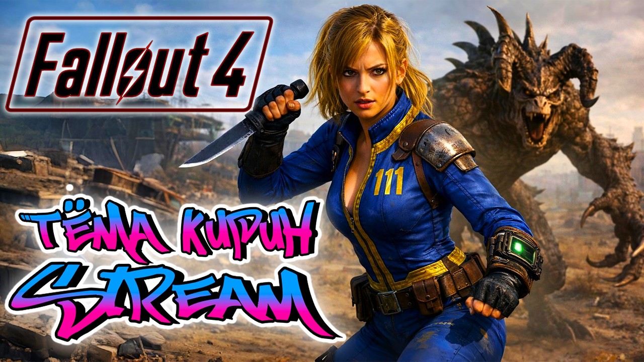 🟢🟢🟢Fallout 4, но только нож🔪 ⭐6